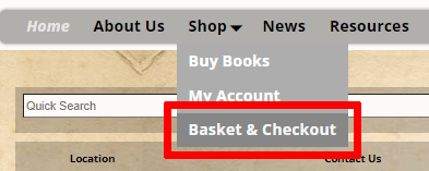 basket and checkout link