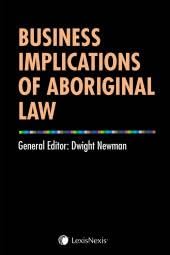 Business Implications of Aboriginal Law